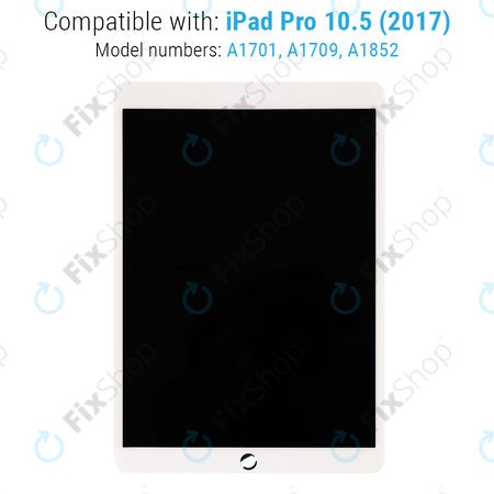 Apple iPad Pro 10.5 (2017) - LCD zaslon + zaslon osjetljiv na dodir (White) Refurbished