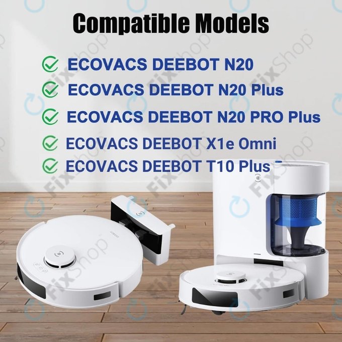 HEPA filter, 2 kom za Ecovacs Deebot N20, N20 Plus, N20 Pro Plus