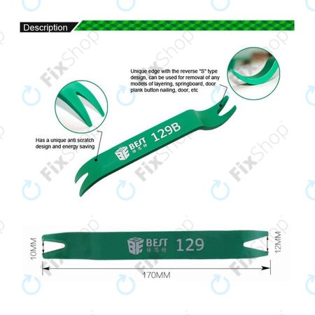 Best BST-129B - Alat za otvaranje od debele plastike za unutrašnjost automobila