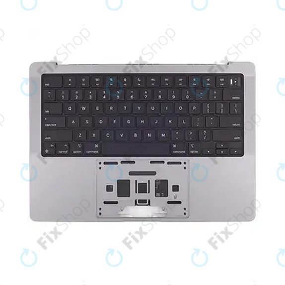 Gornji okvir tipkovnice za MacBook Pro 14", A2918 (2023), s US tipkovnicom i baterijom, Space Gray, 661-35708, Genuine Apple