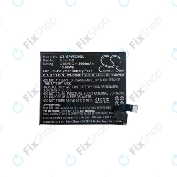 Google Pixel 3a XL - Baterija G020A-B 3600mAh HQ
