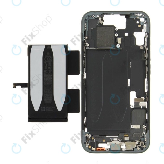 Srednji okvir s baterijom za iPhone 15 | Black | ZD076-00669 | Genuine Apple
