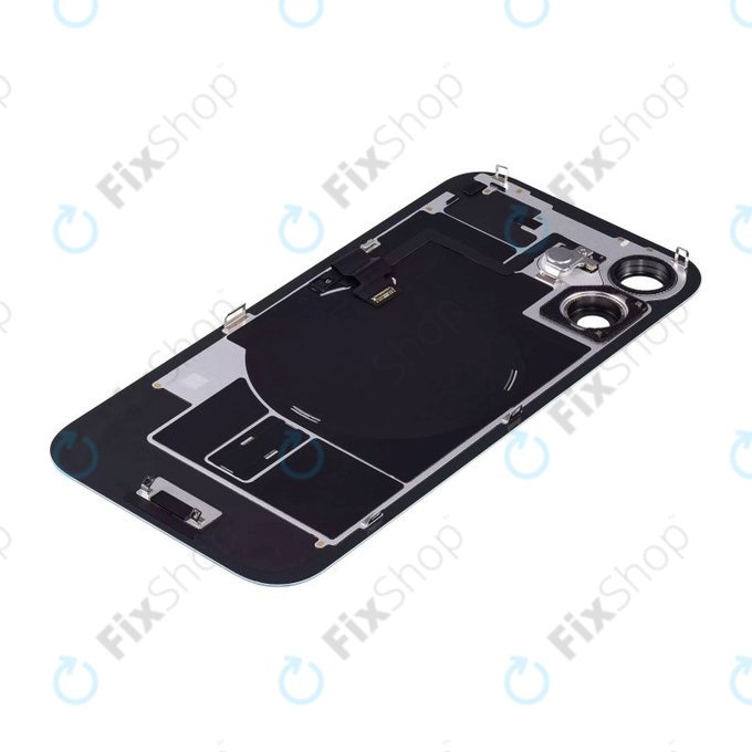 Apple iPhone 16 - Stražnje staklo kućišta + staklo kamere + metalni okvir + Magsafe magnet (Teal)