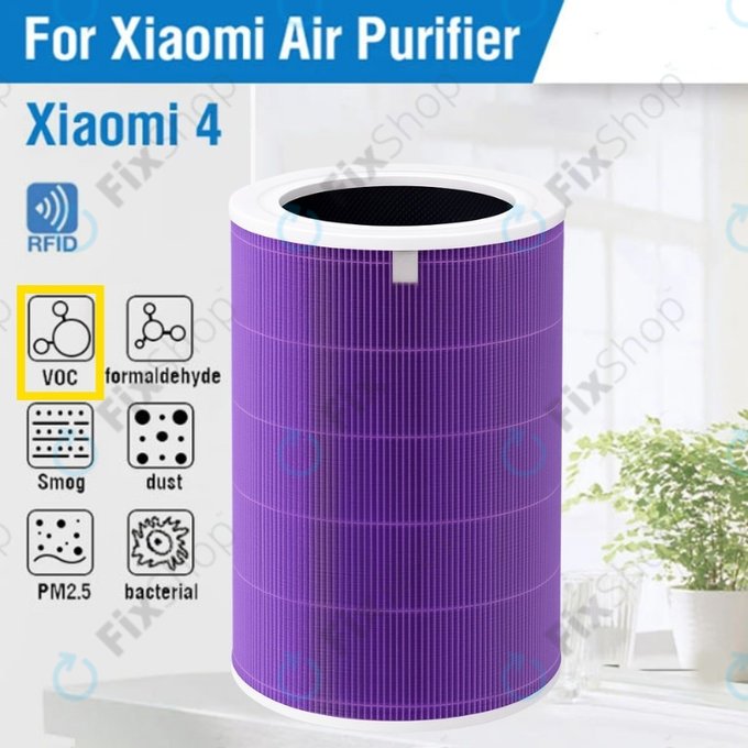 Xiaomi Mi Mijia Air Purifier 4 - HEPA filter (Protiv neugodnih mirisa) (Ljubičasta)