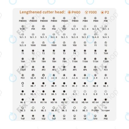 Kingsdun - Profesionalni set odvijača za iPhone 117u1