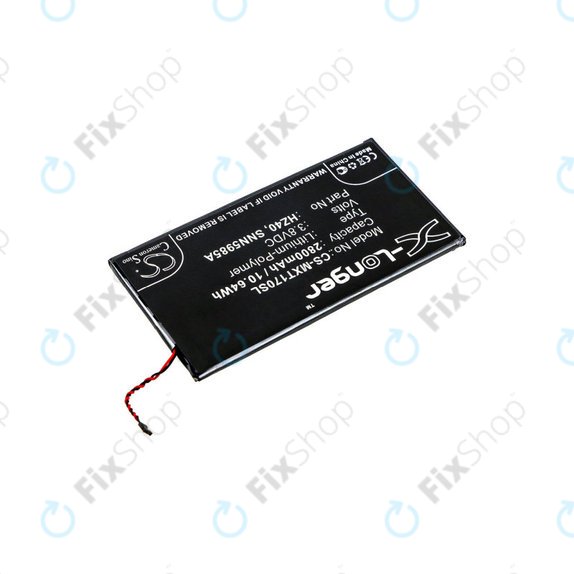 Baterija za  Motorola Moto Z2 Play XT1710-09, 2800mAh, Li-Pol, 3.8 V, HZ40, HQ