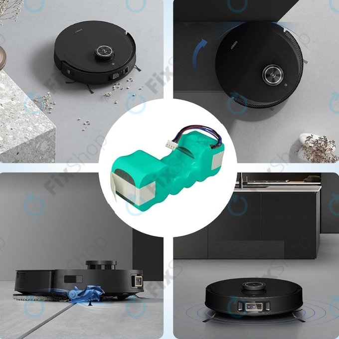 Ecovacs Sweeper-series, Deebot Ozmo-series - Baterija DM88 Ni-MH 12.0V 3000mAh
