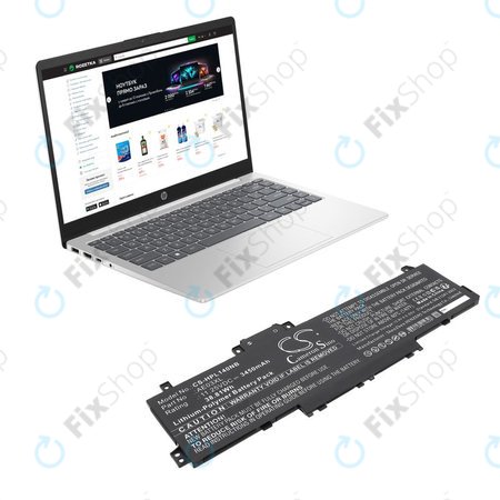 Baterija za HP 14, 15, 3450mAh, Li-Pol, 11.25V, AE03XL, HQ