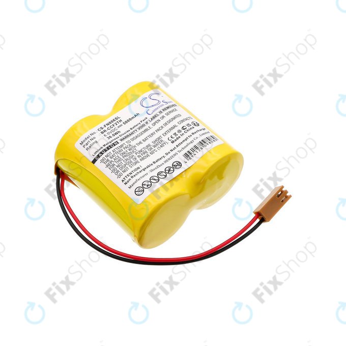 Baterija za Cutler Hammer A06 Control, 5000mAh, Li-MnO2, 6V, A06B-0073-K001, HQ