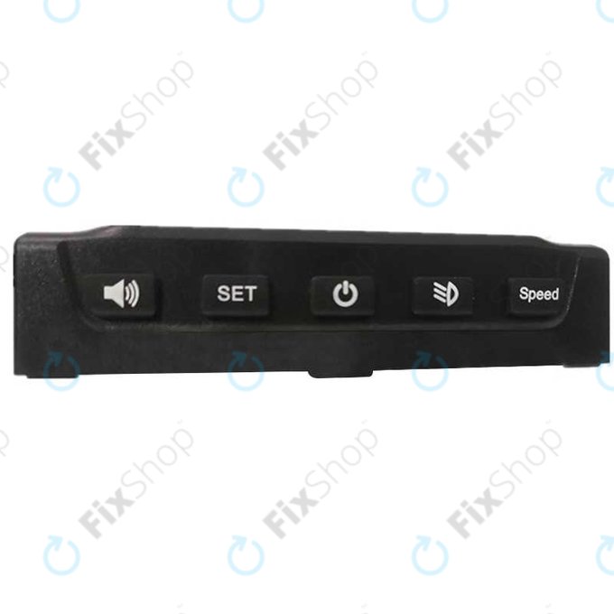 Kugoo S1, S1 Pro, S2, S3 - Set nadzorne ploče (plastični poklopac zaslona, poluga gasa, kočnice, poklopac LED svjetla)