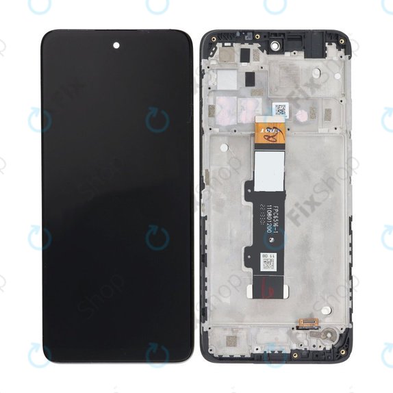 Motorola Moto E32s - LCD zaslon + zaslon osjetljiv na dodir + okvir (Slate Grey) TFT