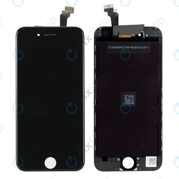 Zaslon za iPhone 6, Black, Dodirni ekran s okvirom, Refurbished