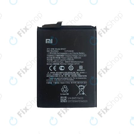Xiaomi Poco X3 NFC, X3 Pro - Baterija BN57 5160mAh - 460200003J1G Genuine Service Pack