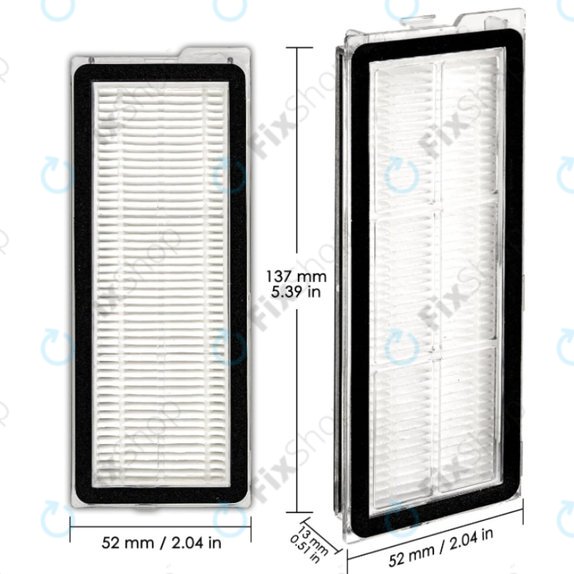 Filter za prašinu, 2 kom za Xiaomi Roborock QV 35A, QV 35S