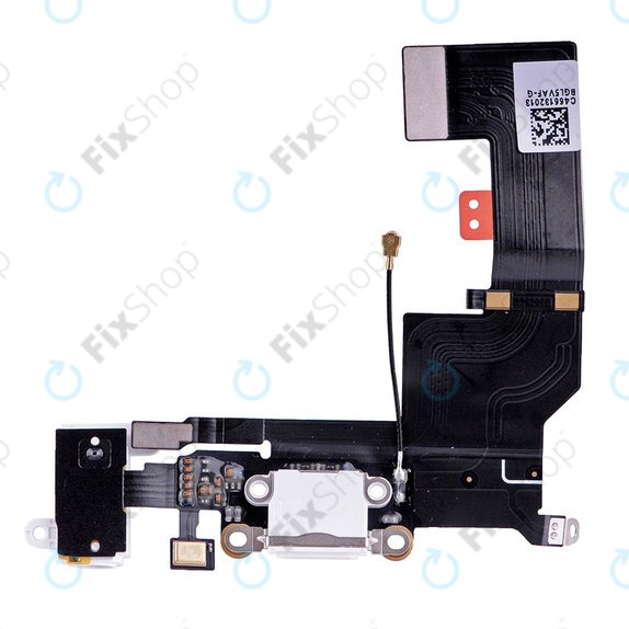 Apple iPhone SE - Konektor za punjenje + fleksibilni kabel (bijeli)