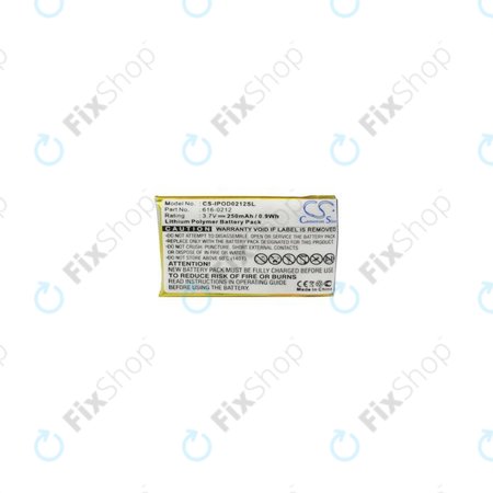 Apple iPod Shuffle (1. generacija) - Baterija 616-0212 250mAh HQ