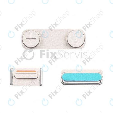 Apple iPhone 5S - Set bočnih gumba - Uključivanje + glasnoća + isključivanje zvuka (Space Gray)