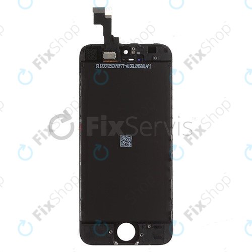 Zaslon za iPhone 5S, SE, Black, Dodirni ekran s okvirom