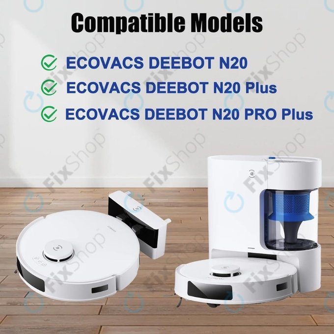 Krpa za brisanje, 2 kom za Ecovacs Deebot N20, N20 Plus, N20 Pro Plus