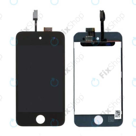 Apple iPod Touch (4. generacija) - LCD zaslon + zaslon osjetljiv na dodir + okvir (crni)