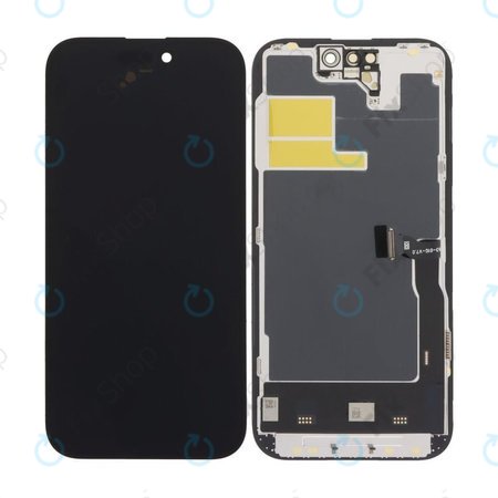 Zaslon Soft OLED za iPhone 14 Pro - Dodirno staklo + Okvir, DIAGNOSTIC