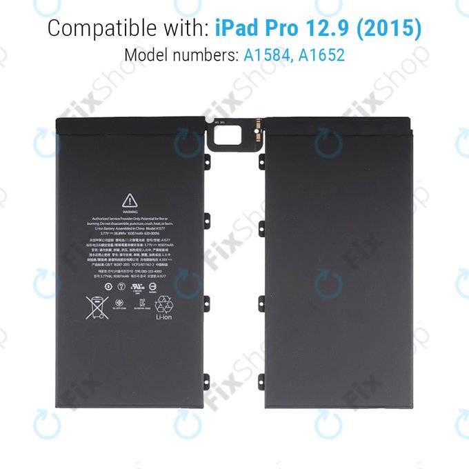 Apple iPad Pro 12.9 (1. generacija 2015.) - Baterija 10307 mAh