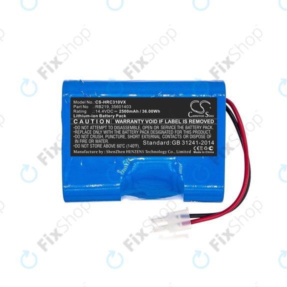 Hoover RBC-series - Baterija RB219, 35601403 Li-Ion 14.4V 2500mAh HQ