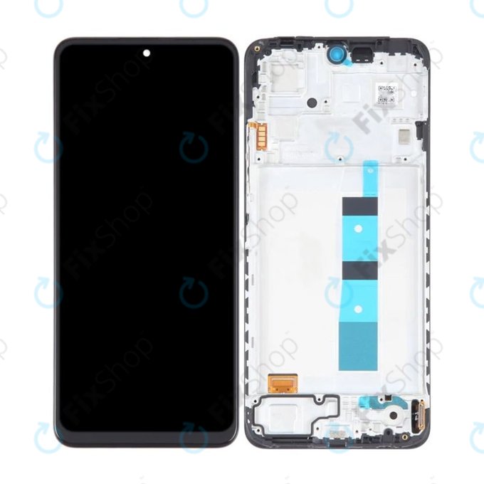 Xiaomi Redmi Note 12 - LCD zaslon + zaslon osjetljiv na dodir + okvir (Onyx Grey) TFT
