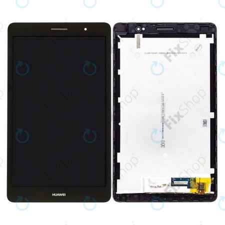 Huawei MediaPad T3 8.0 KOB-W09, KOB-L09 - LCD zaslon + zaslon osjetljiv na dodir + okvir (Space Gray) - 02351JJF, 02351JJG