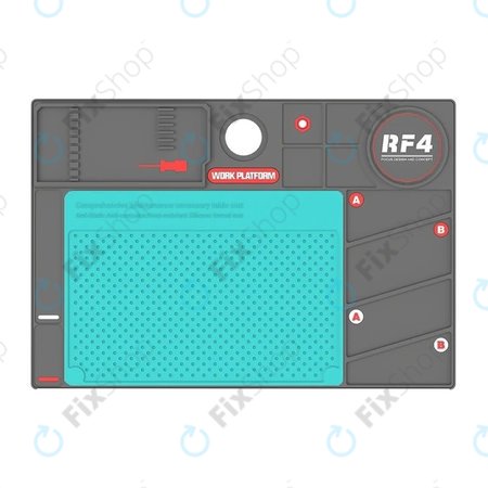 Refox RF4 radna platforma - ESD antistatička podloga za otpornost na toplinu