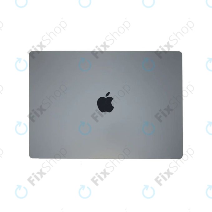 LCD zaslon za MacBook Air 13", A3113 (2024), s prednjim staklom i pokrovom, Space Gray, 661-40278, Genuine Apple