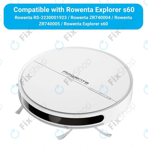 Set rezervnih dijelova za Rowenta Explorer s60 (1x Glavna četka, 2x Filter, 4x Bočna četka, 2x Krpa za brisanje)