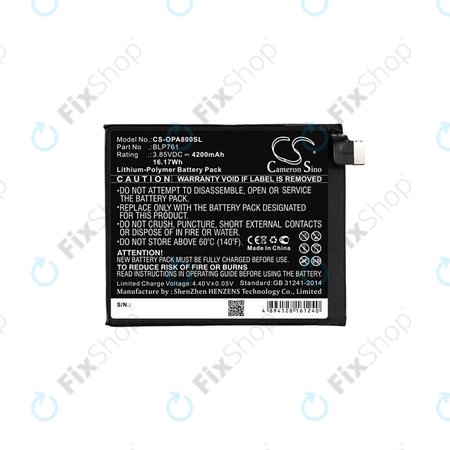 OnePlus 8 N2013 IN2017 - Baterija BLP761 4200mAh HQ