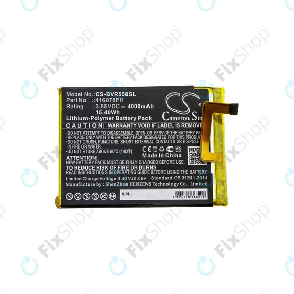 Baterija za Blackview BV5500, 4000mAh, Li-Pol, 3.85V, 416078PH, HQ