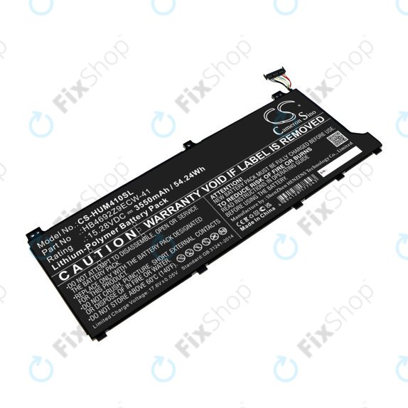 Baterija za Honor MagicBook 14, Huawei MateBook D14, MediaPad D14, MagicBook 14, 3550mAh, Li-Pol, 15.28V, HB4692Z9ECW-41, HQ