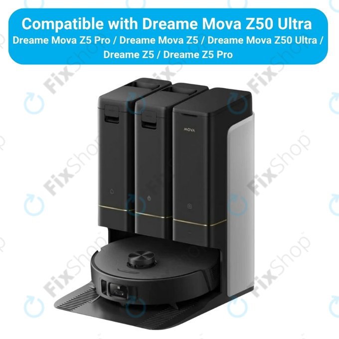 Set rezervnih dijelova za Dreame Mova Z50 Ultra, Z5, Z5 Pro (2x Glavna četka, 4x Filter, 4x Bočna četka)