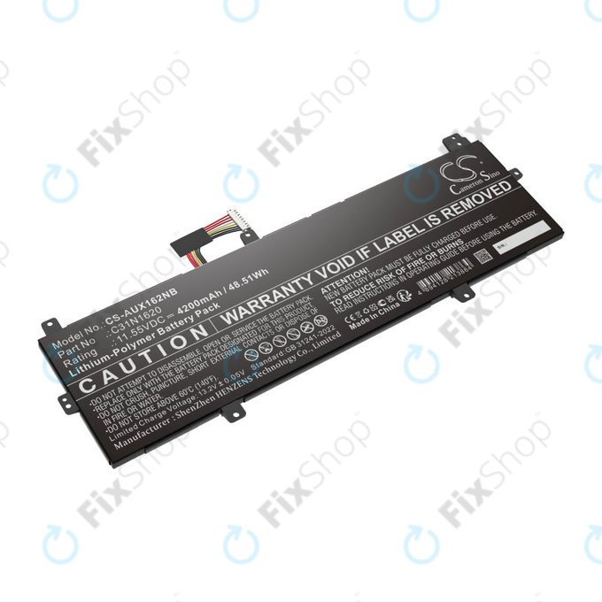Baterija za Asus BX430, Expertbook B5440fa, P5240ua-1a, 4200mAh, Li-Pol, 11.55V, C31N1620, HQ
