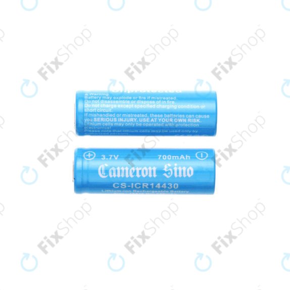 Punjiva baterija, 2 kom, 650mAh, Li-ion, 3.7V, 14430, HQ