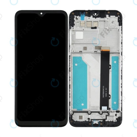 LG K41S - LCD zaslon + zaslon osjetljiv na dodir + okvir (Black) TFT