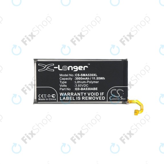 Baterija za  Samsung A8 A530F (2018), 3000mAh, Li-Pol, 3.85 V, EB-BA530ABE, HQ