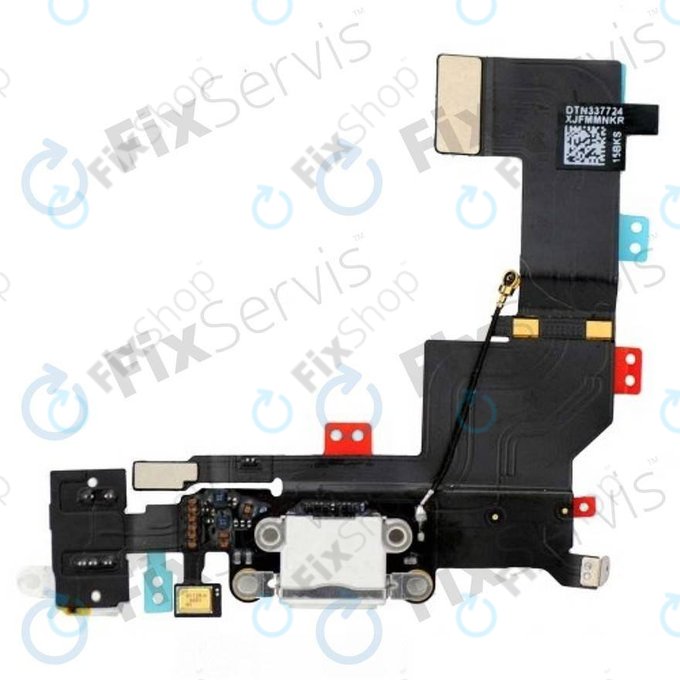 Apple iPhone 5S - Konektor za punjenje + mikrofon + utičnica PCB ploča (bijela)