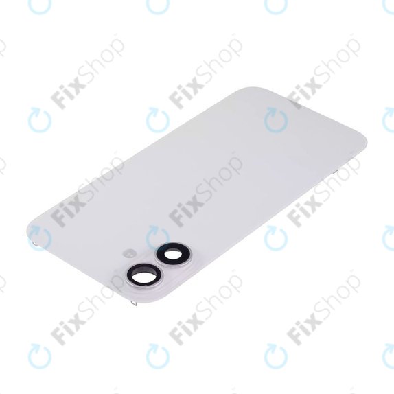 Apple iPhone 16 Plus - Stražnje staklo kućišta + staklo kamere + metalni okvir + Magsafe magnet (White)