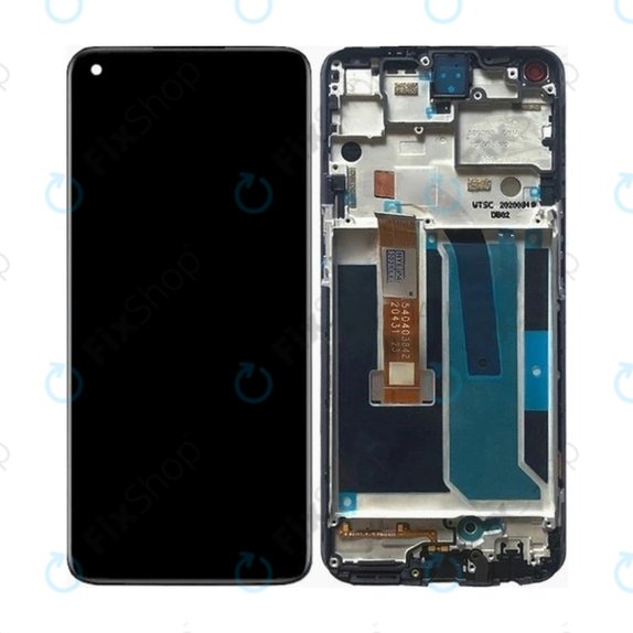 OnePlus Nord N10 5G - LCD zaslon + zaslon osjetljiv na dodir + okvir (Midnight Ice) TFT
