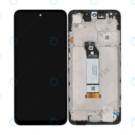Xiaomi Poco M3 Pro - LCD zaslon + zaslon osjetljiv na dodir + okvir (Power Black) - 560002K19P00 Originalni servisni paket