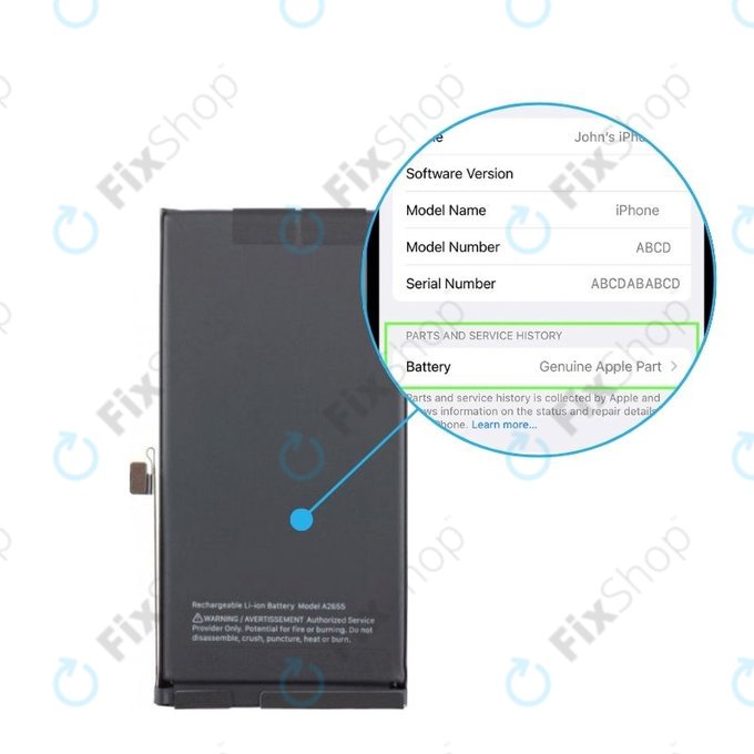Baterije za iPhone 13 | 661-21991 | 3227mAh | Genuine Apple