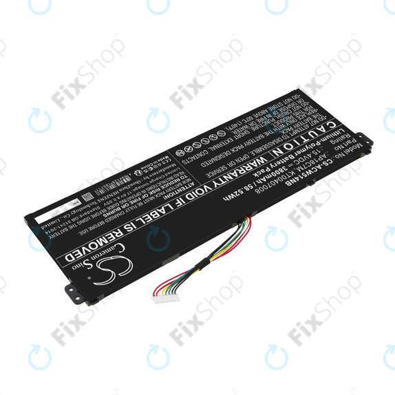 Baterija za Acer ConceptD 3, Spin 5, Swift 3, 5, X, Travelmate Spin P4, 3800mAh, Li-Pol, 15.4V, AP18C7M, HQ