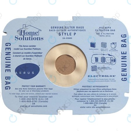 Electrolux, Aerus - Vrećica za prašinu (Stil-P)