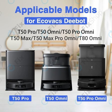 Ecovacs Deebot T50 Omni, T50 Pro Omni, T50 Max, T50 Max Pro Omni, T80 Omni - četka u roli