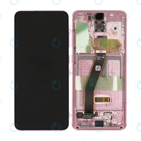 Samsung Galaxy S20 G980F - LCD zaslon + zaslon osjetljiv na dodir + okvir (Cloud Pink) - GH82-22123C, GH82-22131C, GH82-31432C, GH82-31433C Genuine Service Pack