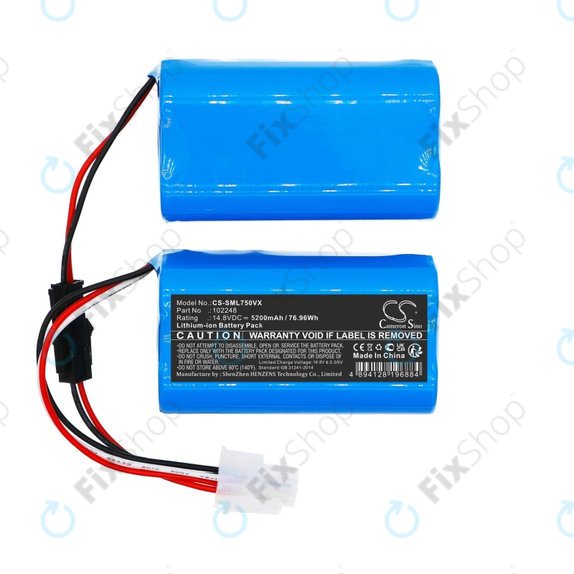 Baterija za Symbo Laserbot 750, 5200mAh, Li-ion, 14.8V, 102248, HQ